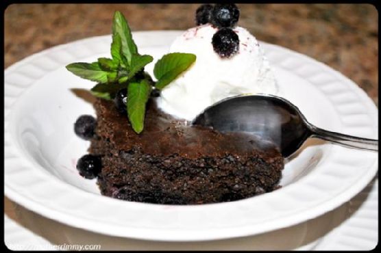 Whole Wheat Blueberry Brownies